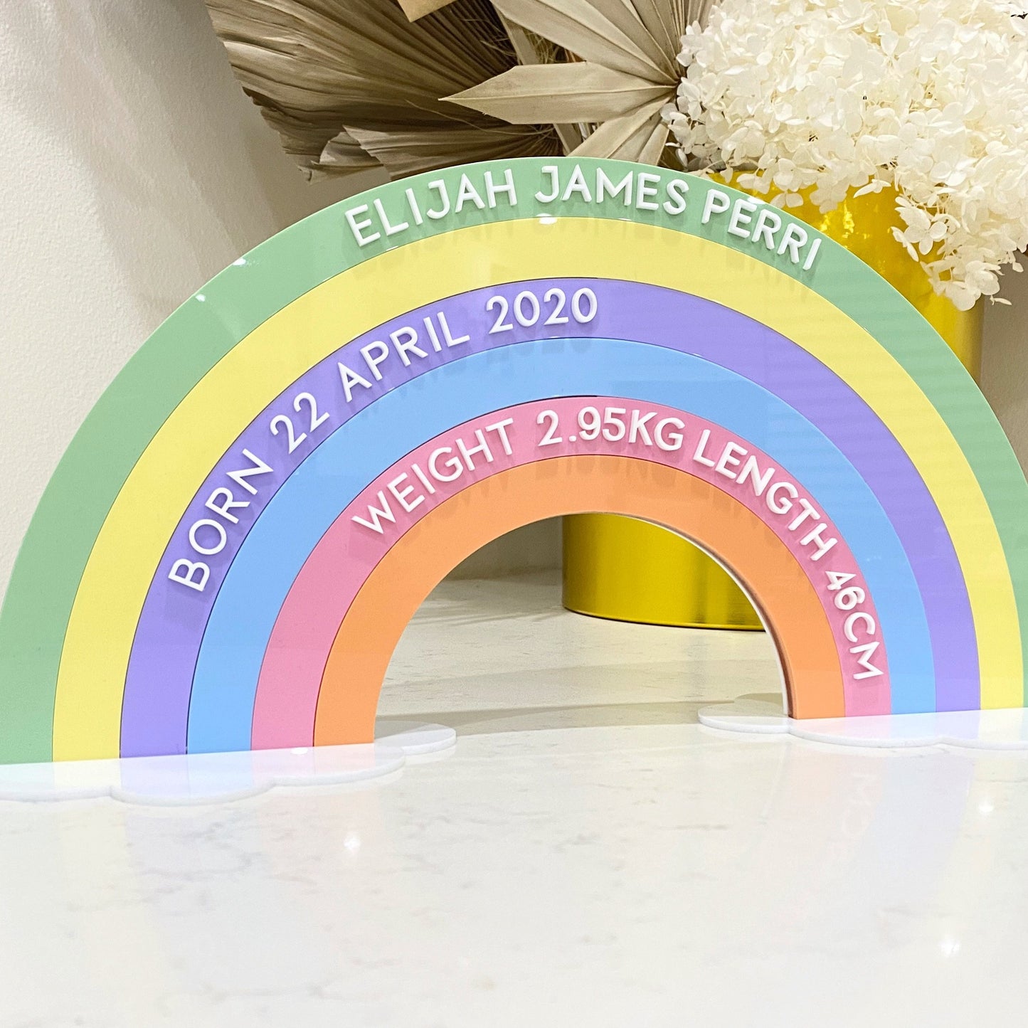 Pastel Rainbow Keepsake