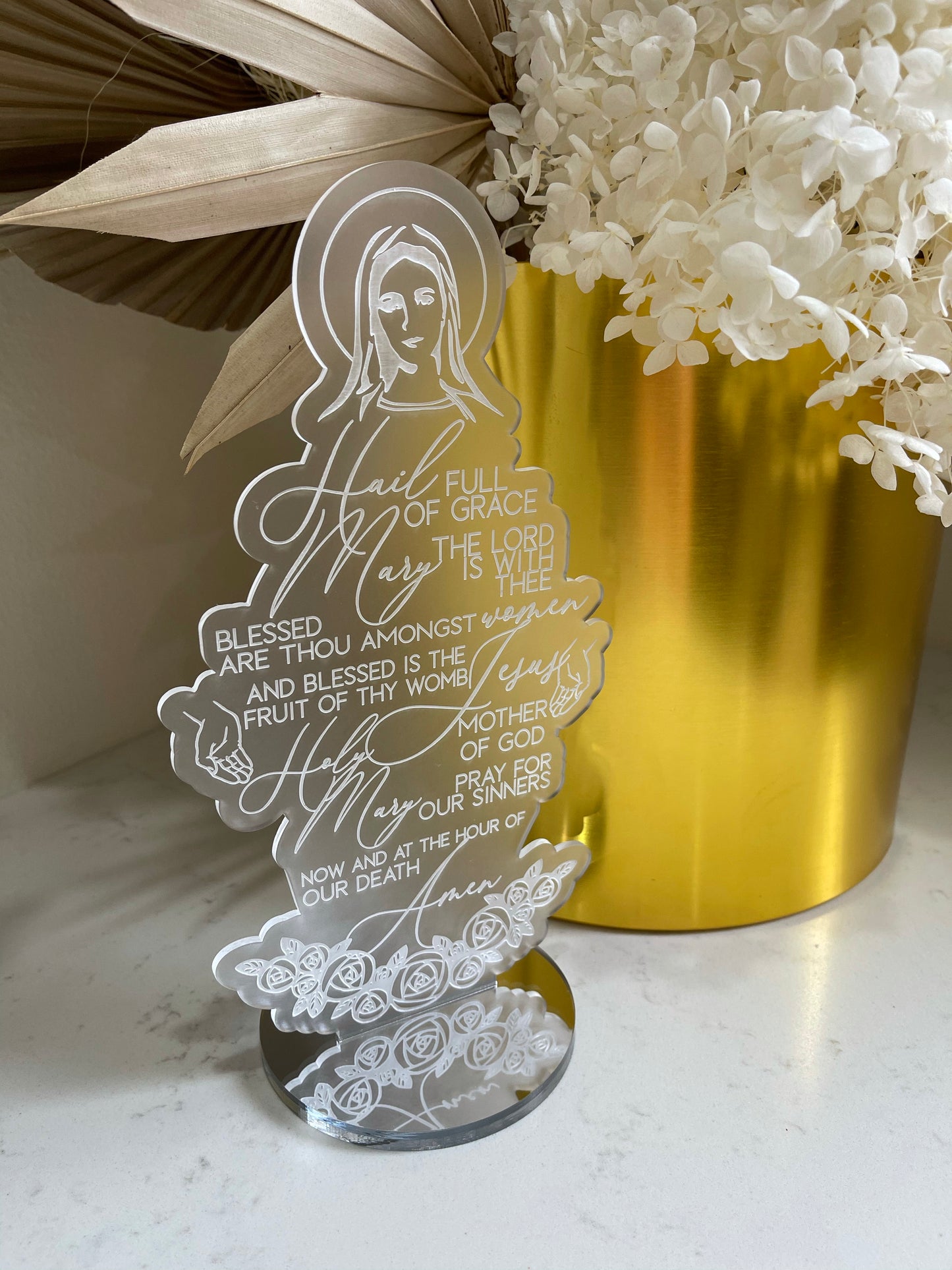 Silhouette Prayer Plaque